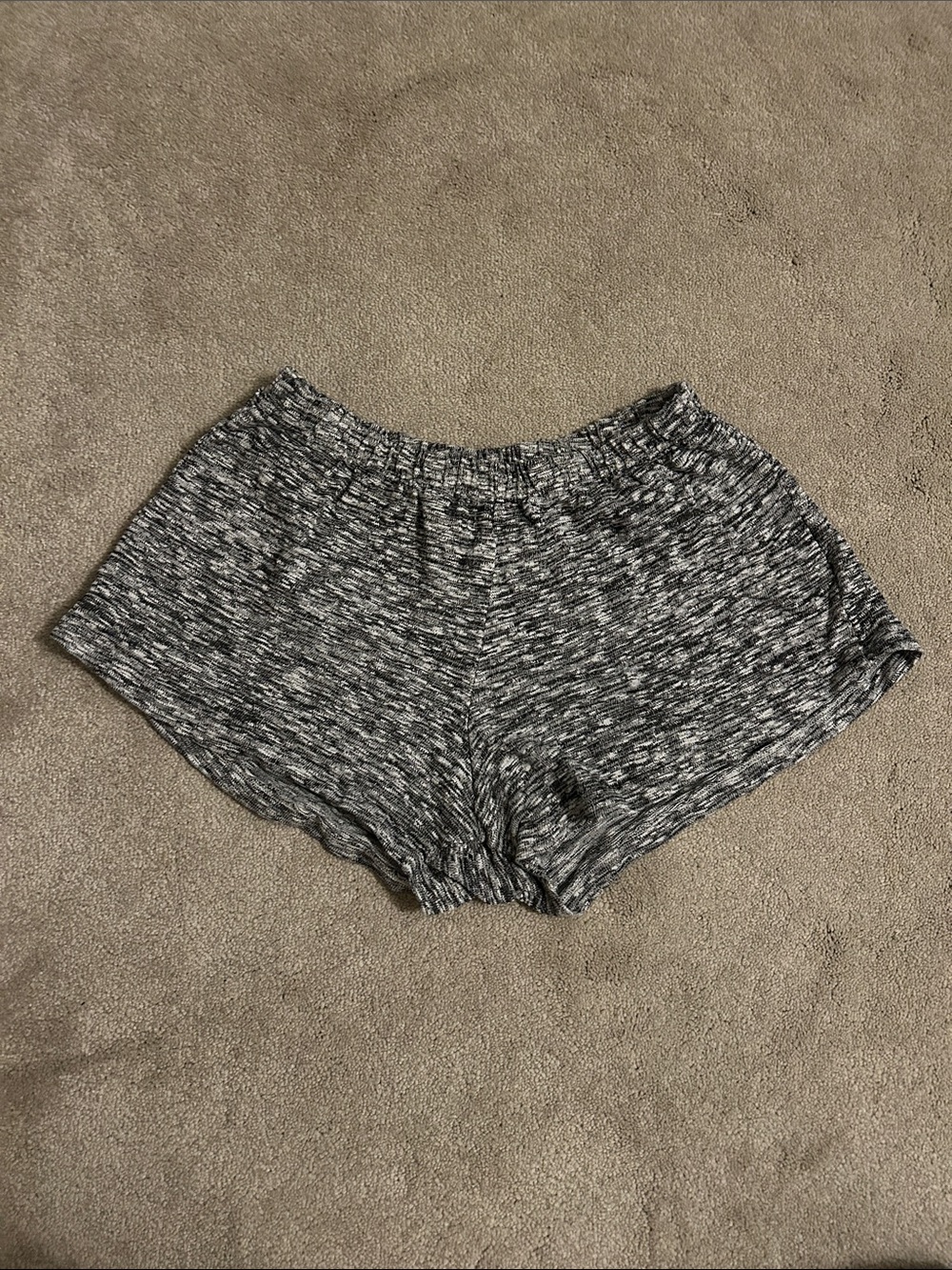 Brandy Melville Gray Marled Athletic Lounge Shorts